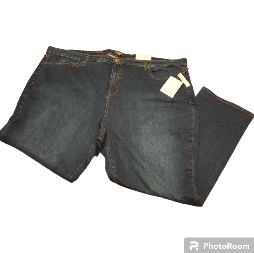 NYDJ Sheri Slim Jeans New with Tags Size 28W
